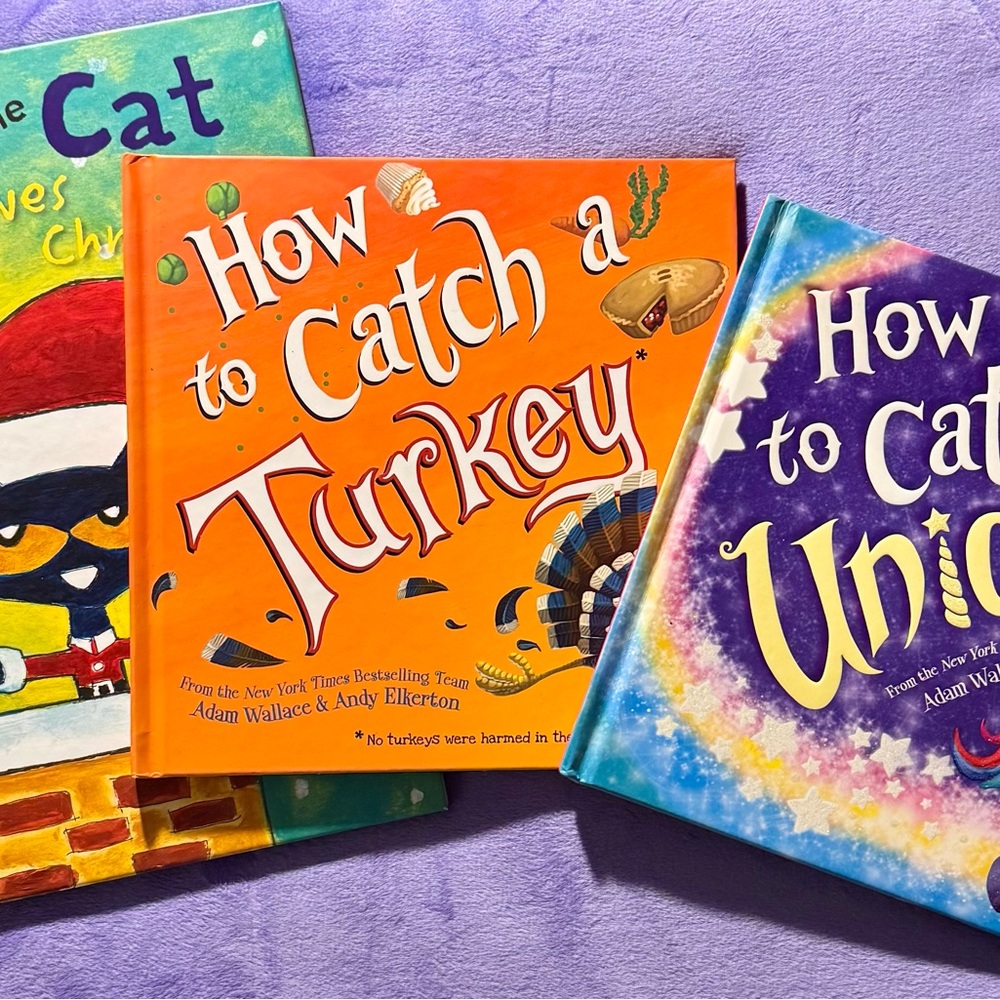 3 Colorful Children's Books Brand New